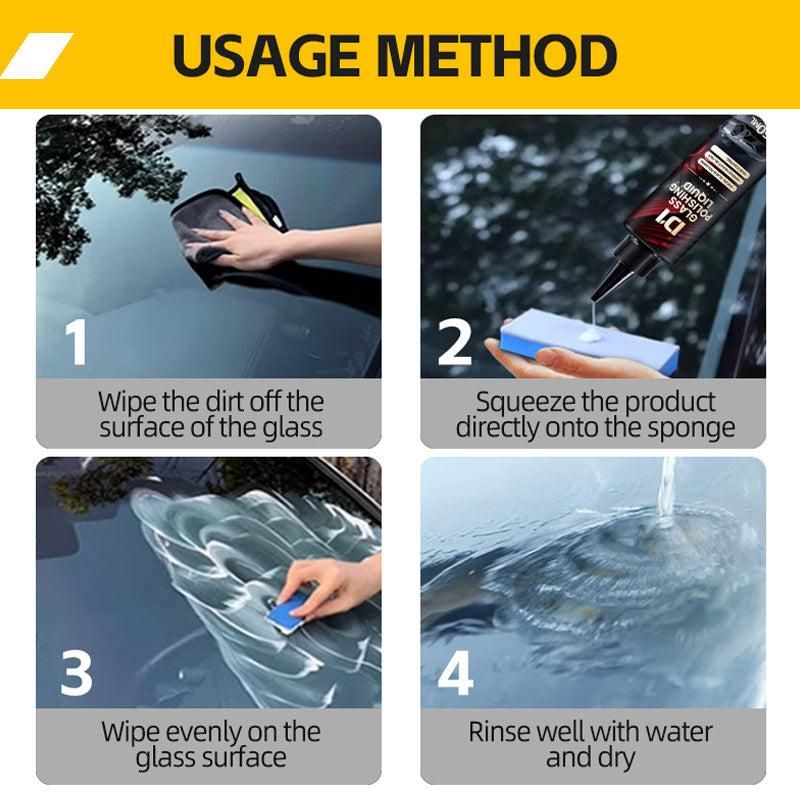 Auto Glass Scratch Care Polishing Fluid 150 ml (Pack of 1)
